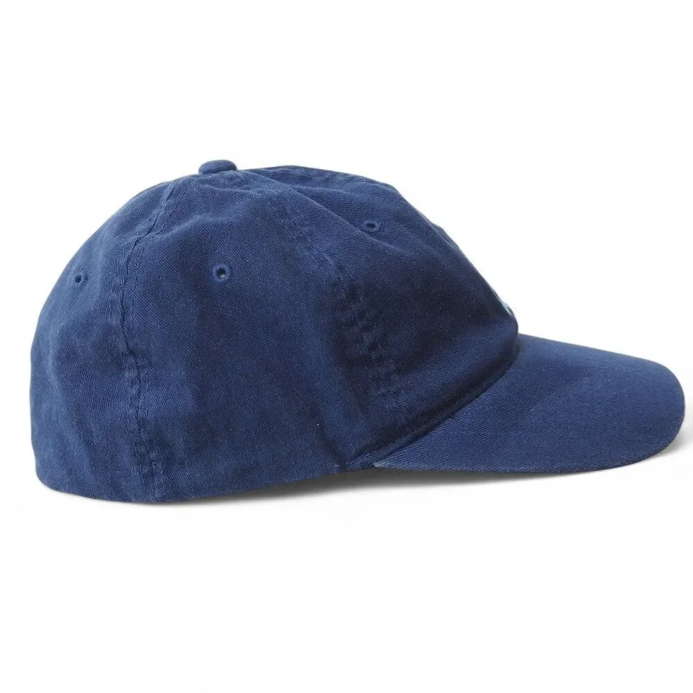 Kangol Vintage 90s FlexFit 100% Cotton Fitted‎ Hat Navy / Light Blue S/M